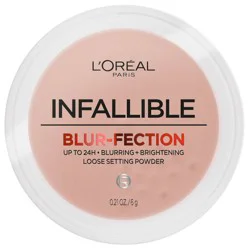 L'Oreal Paris Infallible Blur-fection Longwear Loose Setting Powder - Translucent Medium Deep - 0.21oz