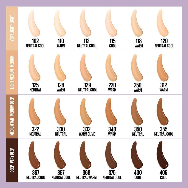 slide 9 of 9, Maybelline Super Stay Up to 30HR Wear Lumi-Matte Liquid Foundation - 102 - 1 fl oz, 102 x 1 fl oz