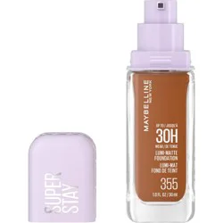 Maybelline Super Stay Up to 30HR Wear Lumi-Matte Liquid Foundation - 355 - 1 fl oz: Noncomedogenic, Vegan, Buildable Coverage