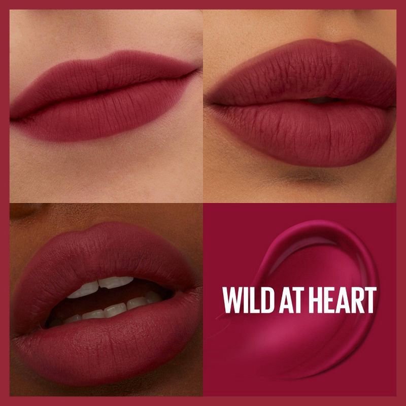 slide 3 of 7, Maybelline Super Stay Teddy Tint Long Lasting Matte Lip Tint - Wild At Heart - 0.17 fl oz, 0.17 fl oz