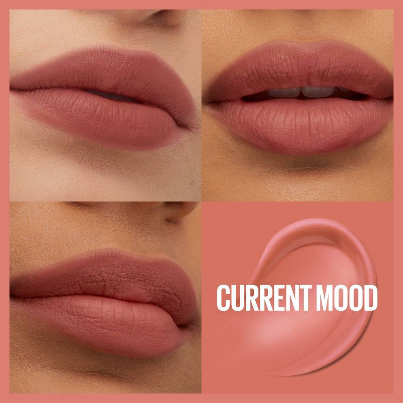 slide 3 of 7, Maybelline Super Stay Teddy Tint Long Lasting Matte Lip Tint - Current Mood - 0.17 fl oz, 0.17 fl oz
