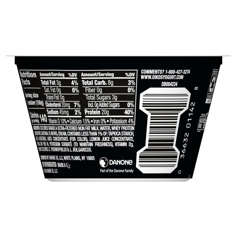 slide 11 of 12, OIKOS Pro Keylime Yogurt - 20 g protein 5.3oz, 20 gram, 5.3 oz