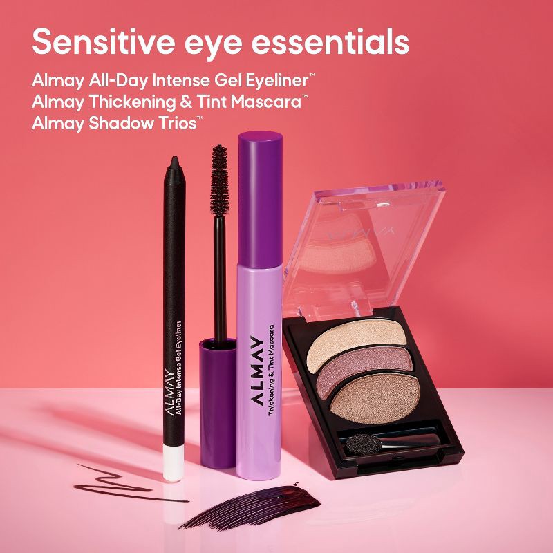 slide 10 of 10, Almay Thickening & Tint Mascara - No Clumping or Flaking - 402 Black - 2 Count, 2 ct