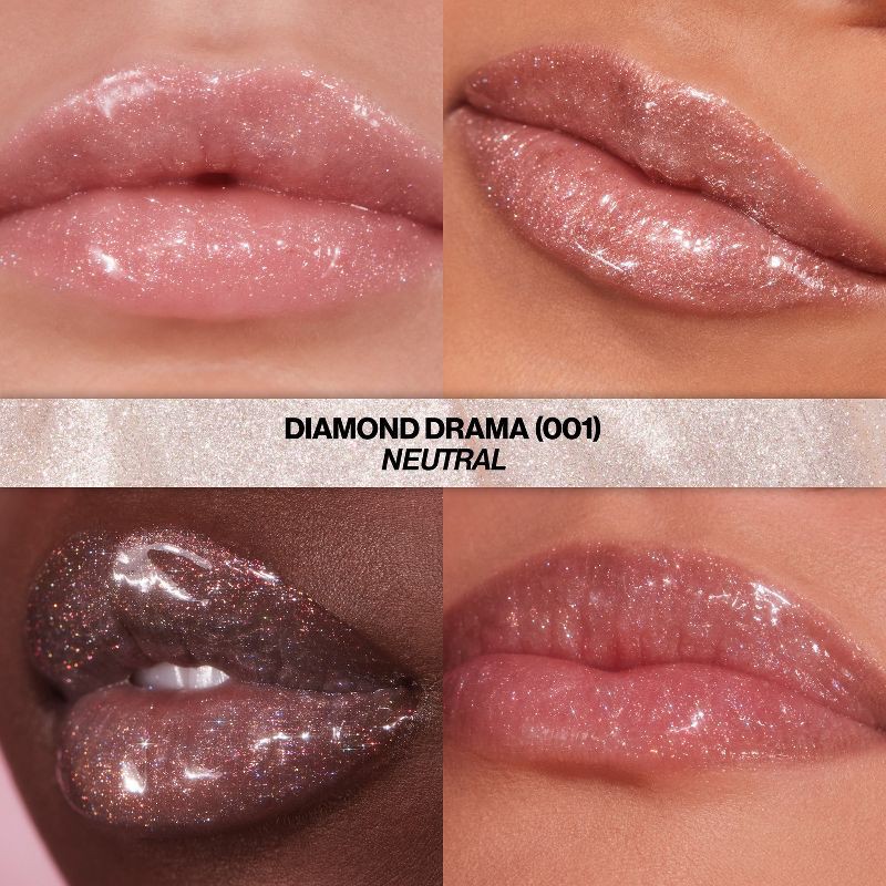 slide 3 of 14, Revlon Super Lustrous Glimmer Gloss - Plant Based Glitter - 001 Diamond Drama - 0.13 fl oz, 0.13 fl oz