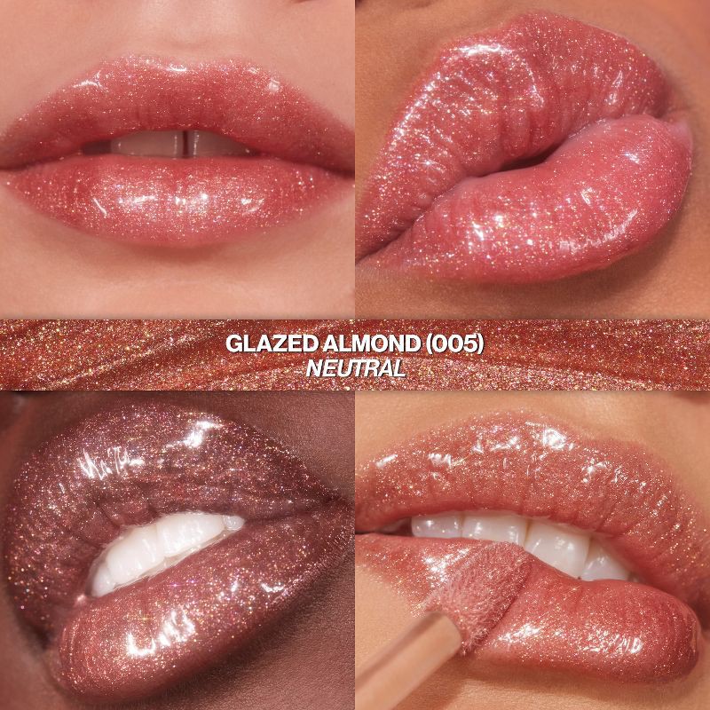 slide 3 of 14, Revlon Super Lustrous Glimmer Gloss - Plant Based Glitter - 005 Glazed Almond - 0.13 fl oz, 0.13 fl oz