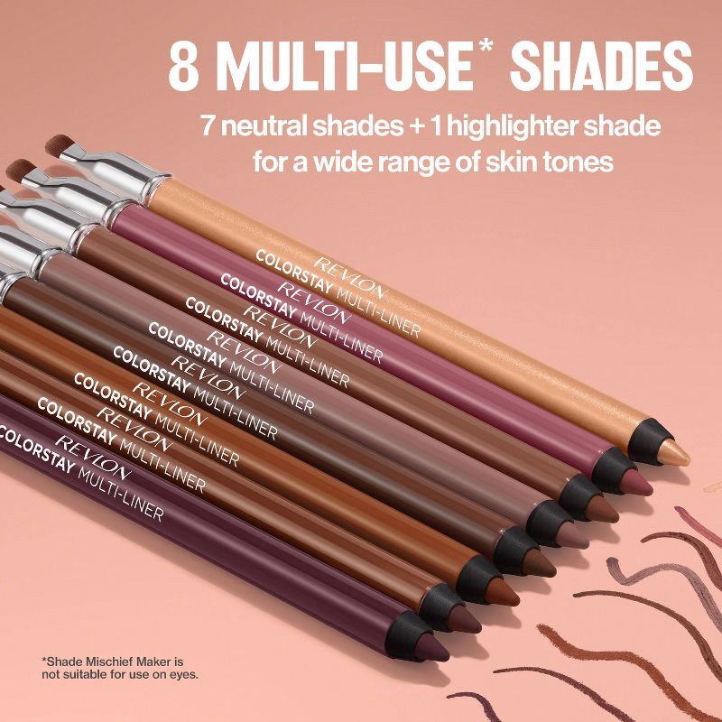 slide 11 of 14, Revlon ColorStay Multi - Liner Makeup - For Lip, Face, Eye - 005 Off Roading, 1 ct
