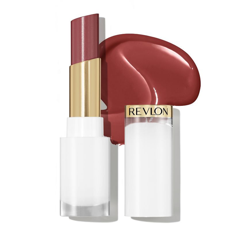 slide 1 of 10, Revlon Super Lustrous Glass Shine Tinted Lip Balm - Moisturizing - 008 Rum Raisin - 0.11oz, 0.11 oz