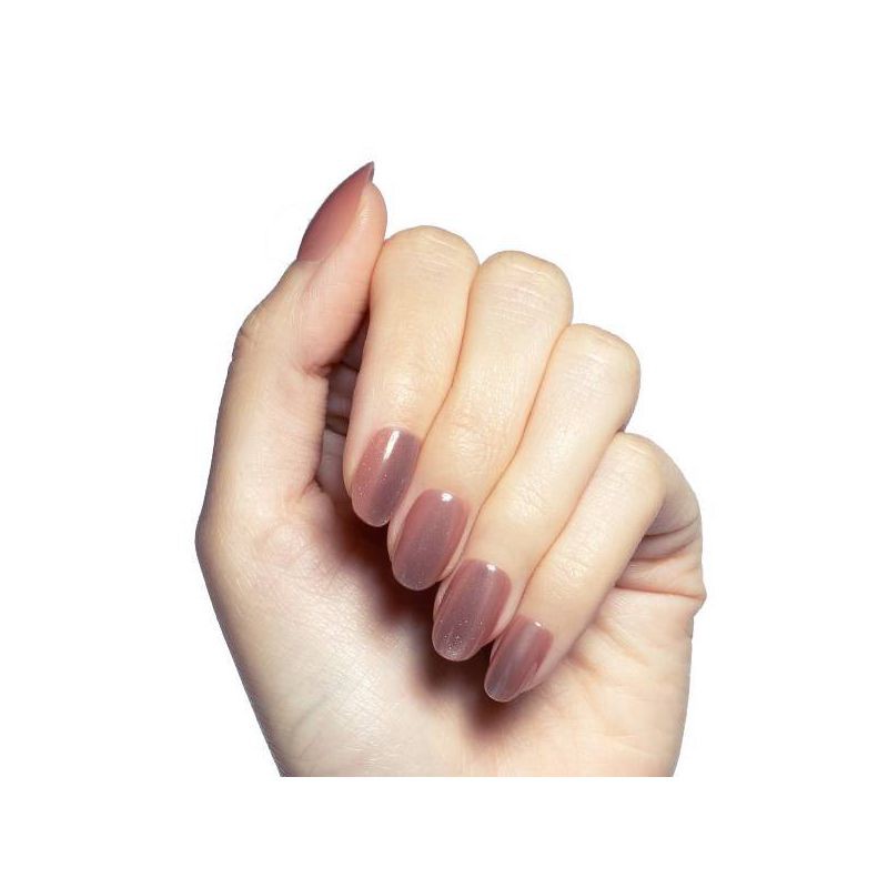 slide 5 of 6, Olive & June Press-On Fake Nails - Short Round - Velvet HZ - 48ct, 48 ct