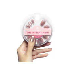 Olive & June Press-On Fake Nails - Short Round - Velvet HZ - 48ct