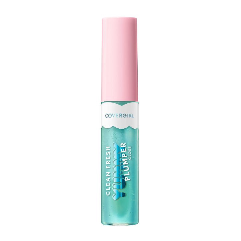 slide 2 of 8, COVERGIRL Clean Fresh Yummy Gloss Plumper - Minter Is Coming - 0.33 fl oz, 0.33 fl oz