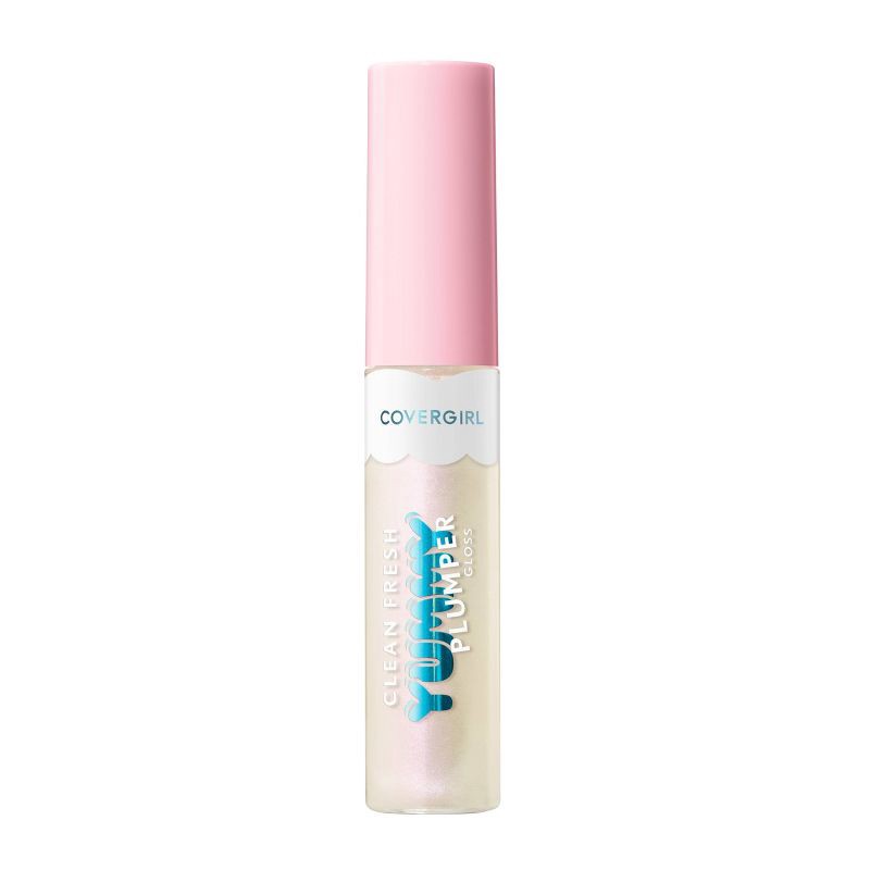 slide 2 of 8, COVERGIRL Clean Fresh Yummy Gloss Plumper - Freeze The Day - 0.33 fl oz, 0.33 fl oz