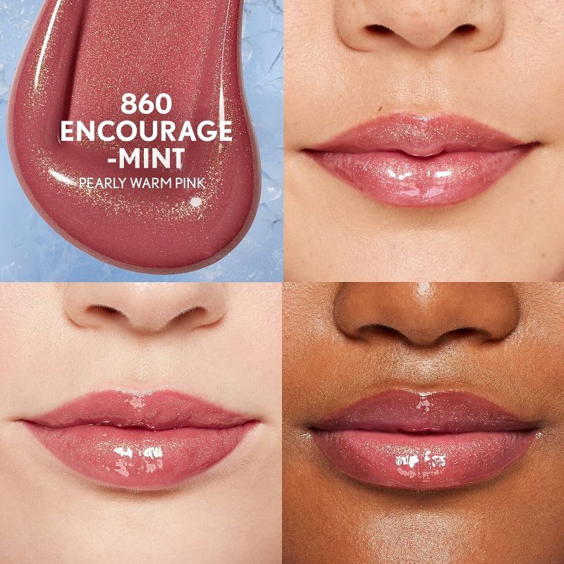 slide 6 of 8, COVERGIRL Clean Fresh Yummy Gloss Plumper - Encourage Mint - 0.33 fl oz, 0.33 fl oz