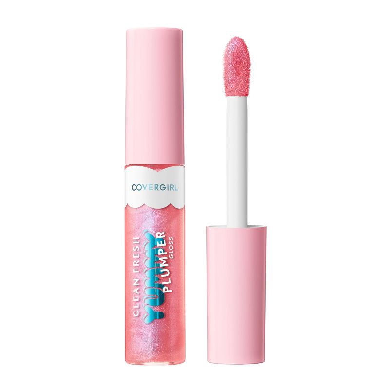 slide 1 of 8, COVERGIRL Clean Fresh Yummy Gloss Plumper - Pixie Dust - 0.33 fl oz, 0.33 fl oz