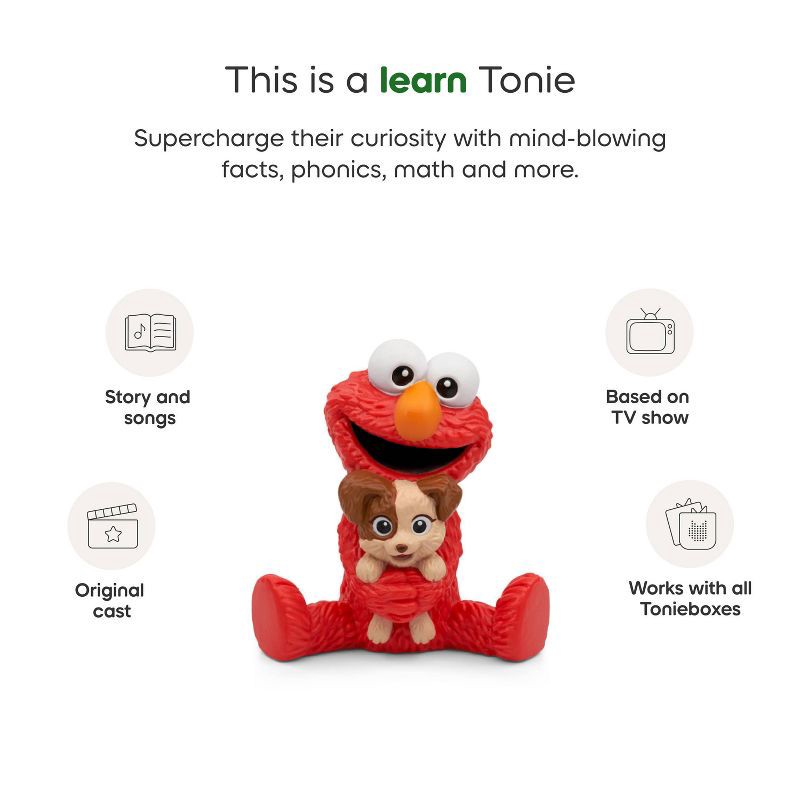 slide 5 of 7, tonies Elmo & Tango Tonie Figurine: Language Skills Creative Thinking Electronic Storybook, 1 ct