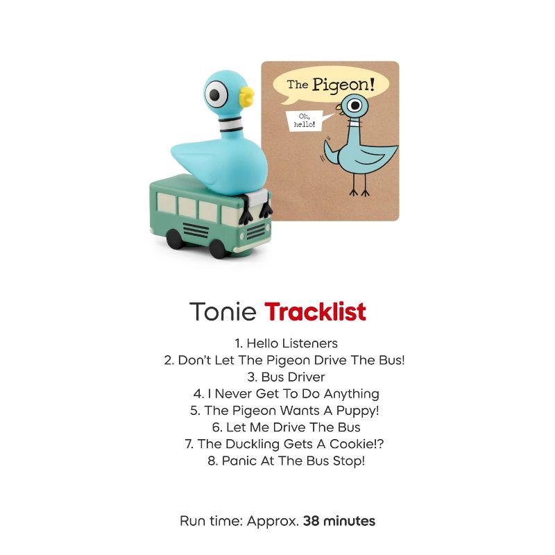 slide 5 of 6, tonies Mo Willems' Pigeon Series Tonie Figurine: Electronic Storybooks, Language Skills, Creative Thinking, 1 ct