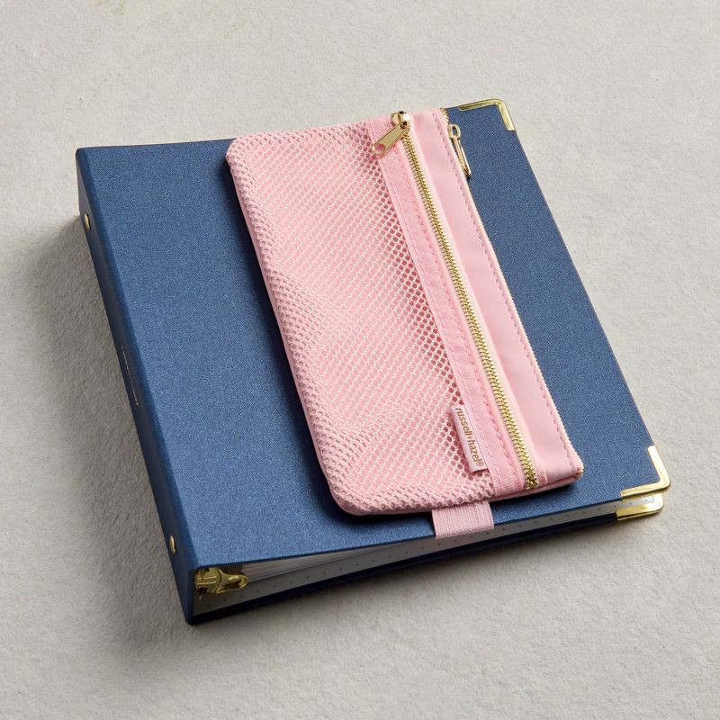 slide 2 of 5, russell+hazel 8.25"x3.625" Pencil Pouch Consciously Curated Blush, 1 ct