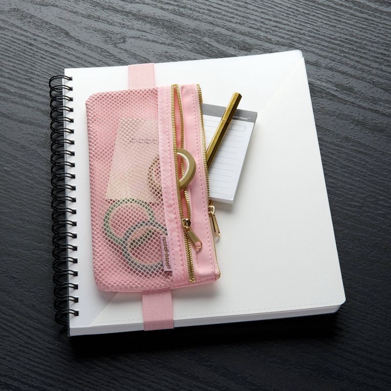 slide 3 of 5, russell+hazel 8.25"x3.625" Pencil Pouch Consciously Curated Blush, 1 ct