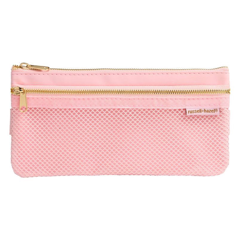 slide 1 of 5, russell+hazel 8.25"x3.625" Pencil Pouch Consciously Curated Blush, 1 ct