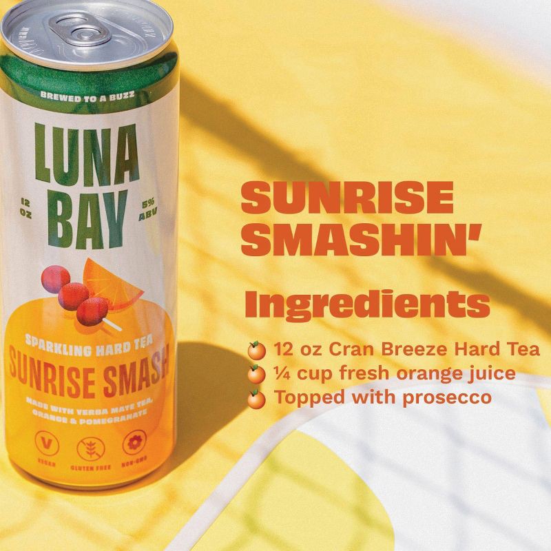 slide 15 of 18, Luna Bay Booch Co Luna Bay Clubhouse Sparkling Hard Tea - 6pk/12 fl oz Cans, 6 ct; 12 fl oz