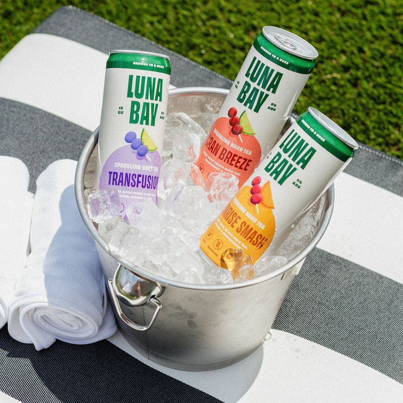 slide 7 of 18, Luna Bay Booch Co Luna Bay Clubhouse Sparkling Hard Tea - 6pk/12 fl oz Cans, 6 ct; 12 fl oz
