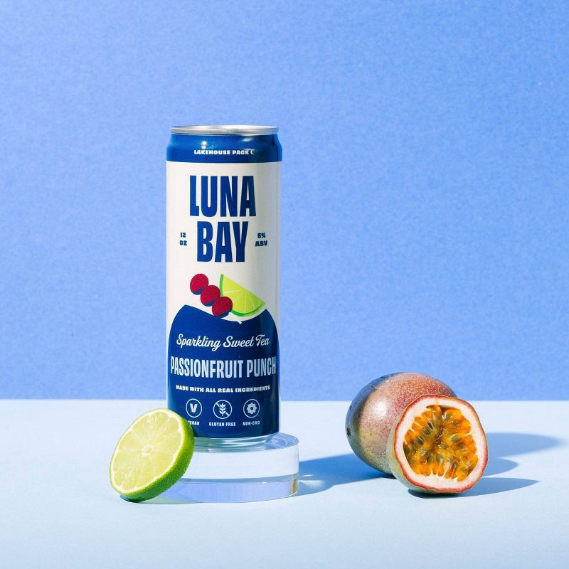 slide 15 of 16, Luna Bay Booch Co Luna Bay Lakehouse Sparkling Hard Tea - 6pk/12 fl oz Cans, 6 ct; 12 fl oz