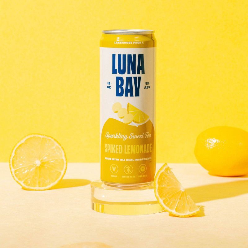 slide 16 of 16, Luna Bay Booch Co Luna Bay Lakehouse Sparkling Hard Tea - 6pk/12 fl oz Cans, 6 ct; 12 fl oz