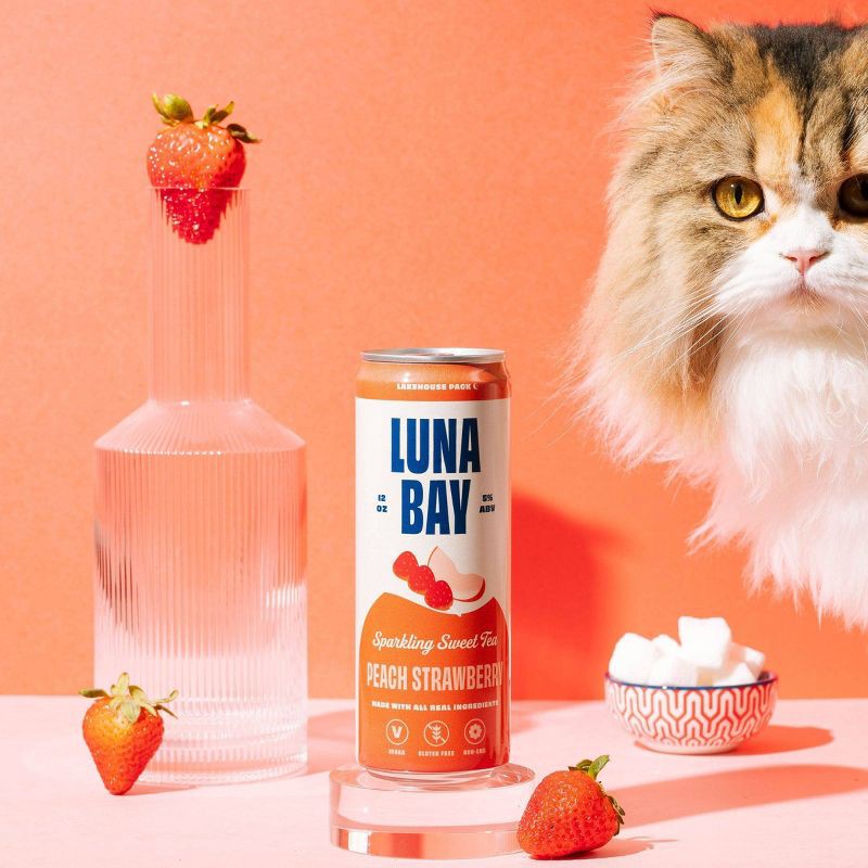 slide 3 of 16, Luna Bay Booch Co Luna Bay Lakehouse Sparkling Hard Tea - 6pk/12 fl oz Cans, 6 ct; 12 fl oz