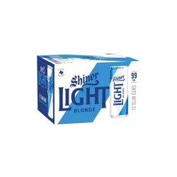 Shiner Light Blonde Slim Cans - 12pk/12 fl oz Cans
