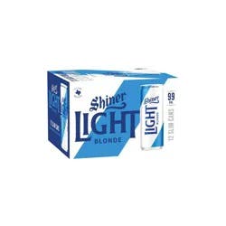 Shiner Light Blonde Slim Cans - 12pk/12 fl oz Cans