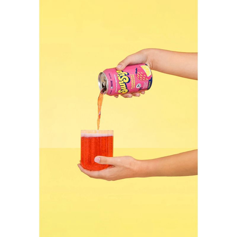 slide 2 of 7, Health-Ade SunSip Raspberry Lemonade Soda with Benefits - 11.5 fl oz Can, 11.5 fl oz