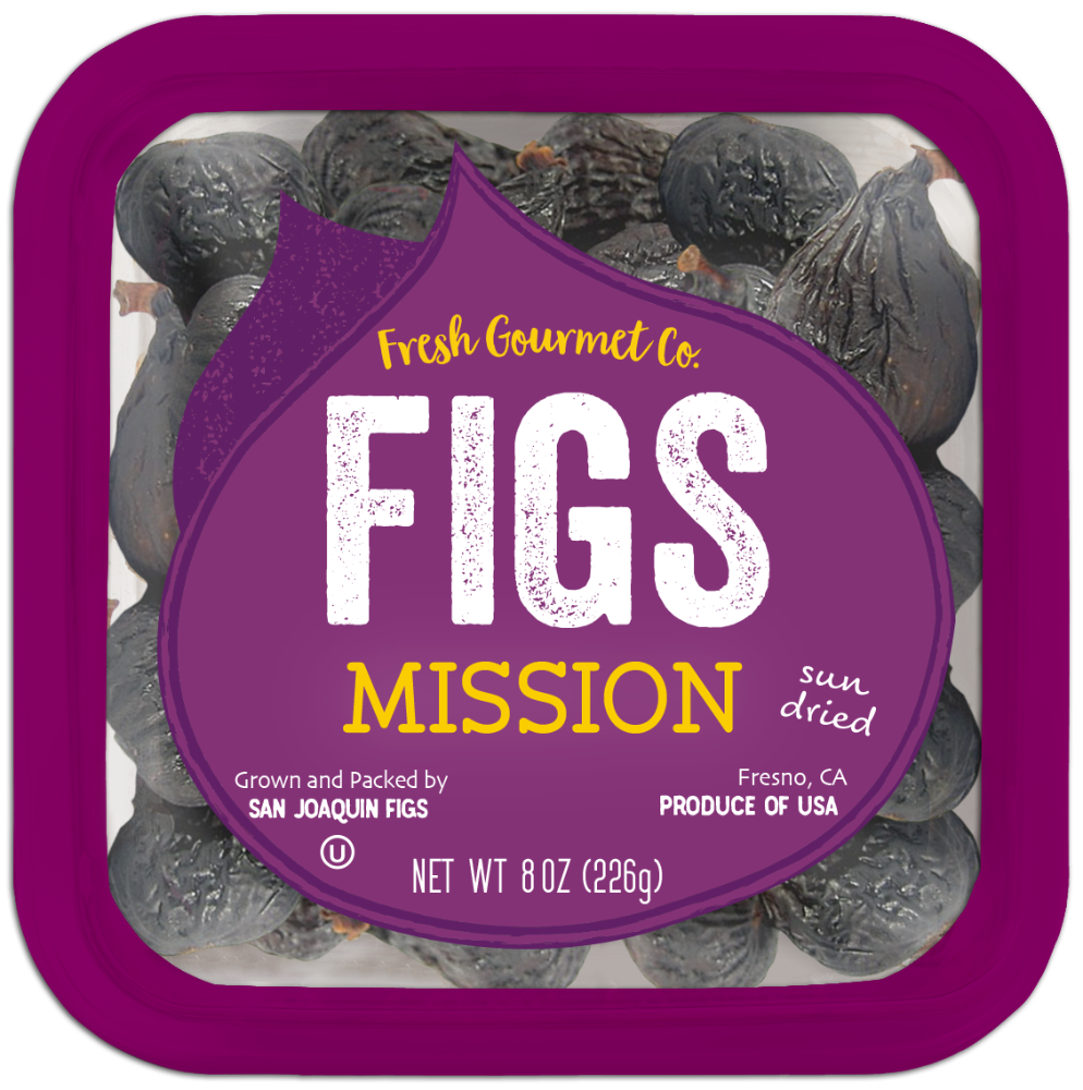 slide 1 of 1, Fresh Gourmet Sun Dried Mission Figs, 8 oz