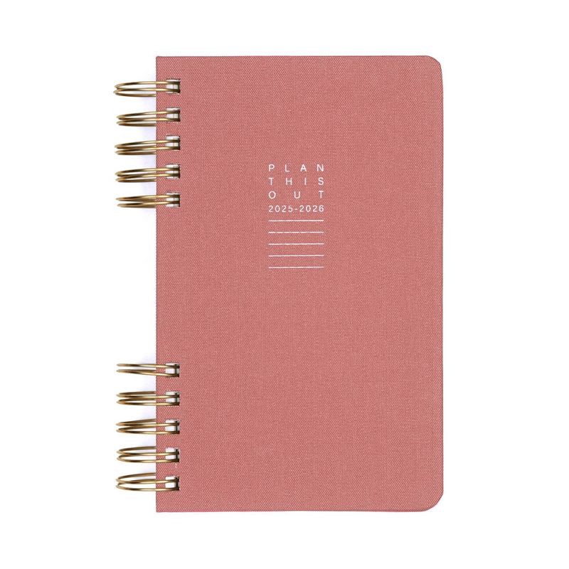 slide 2 of 12, Altitude Planner 5"x8" Monthly & Weekly Mauve Pink, 1 ct