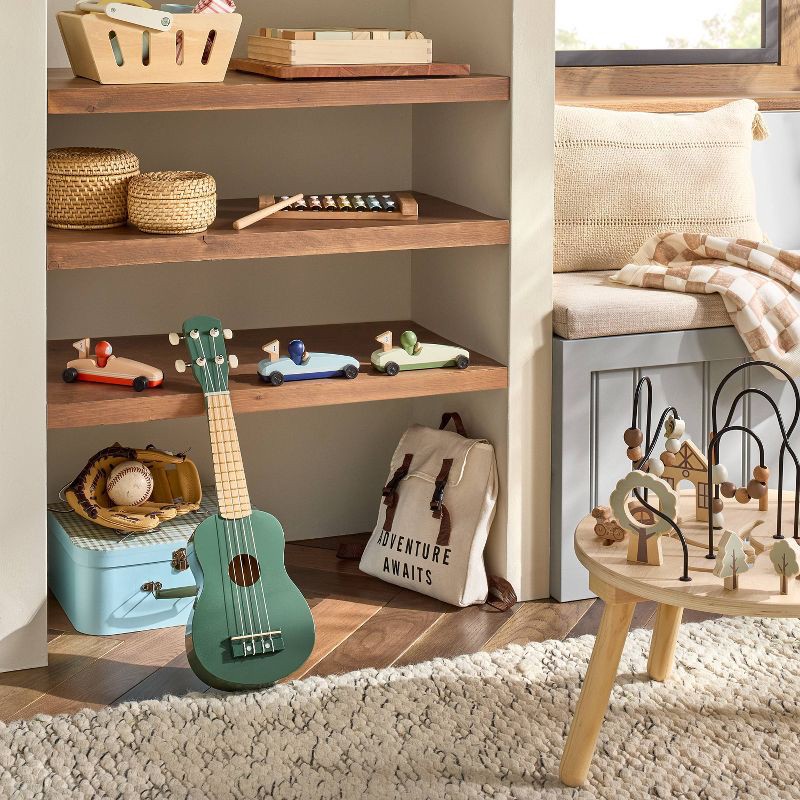 slide 2 of 3, Hearth & Hand with Magnolia Toy Wooden Pull-Back Race Car Set 3pc - Hearth & Hand™ with Magnolia, 3 ct