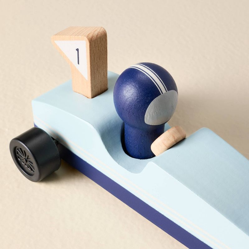 slide 3 of 3, Hearth & Hand with Magnolia Toy Wooden Pull-Back Race Car Set 3pc - Hearth & Hand™ with Magnolia, 3 ct