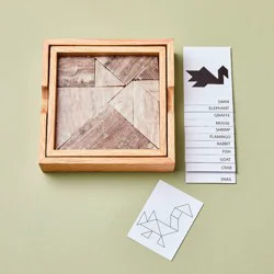 Hearth & Hand with Magnolia Marble & Wood Tangram Puzzle - Hearth & Hand™ with Magnolia