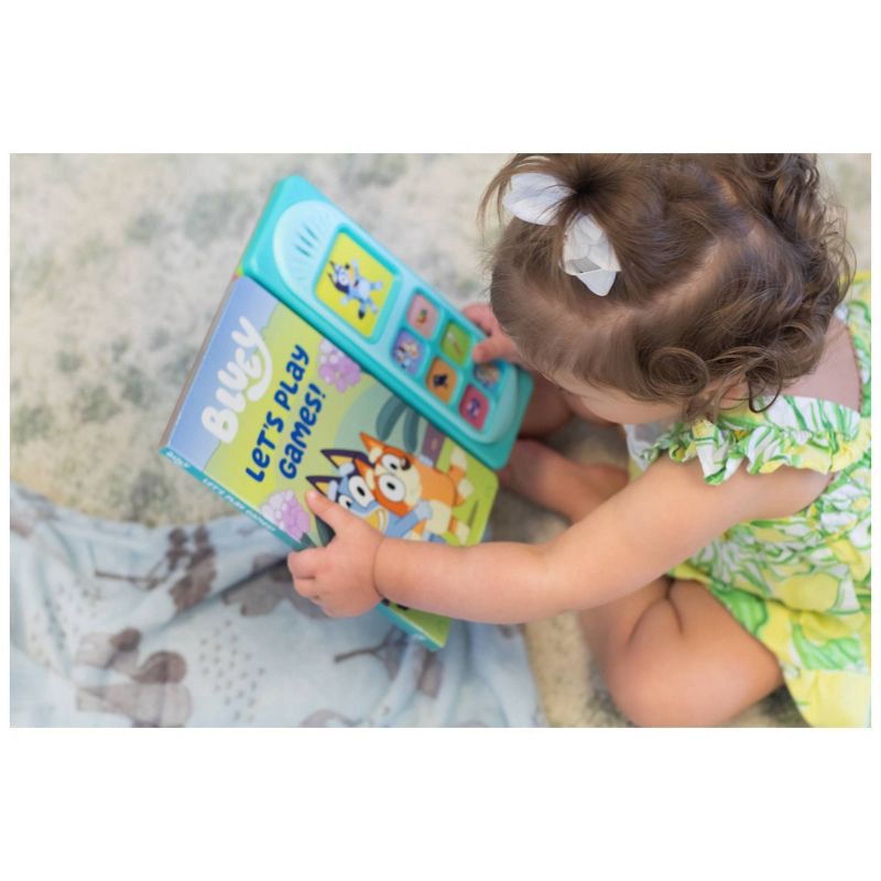 slide 7 of 9, Bluey: Let's Play Games! Sound Book - by Pi Kids (Board Book), 1 ct