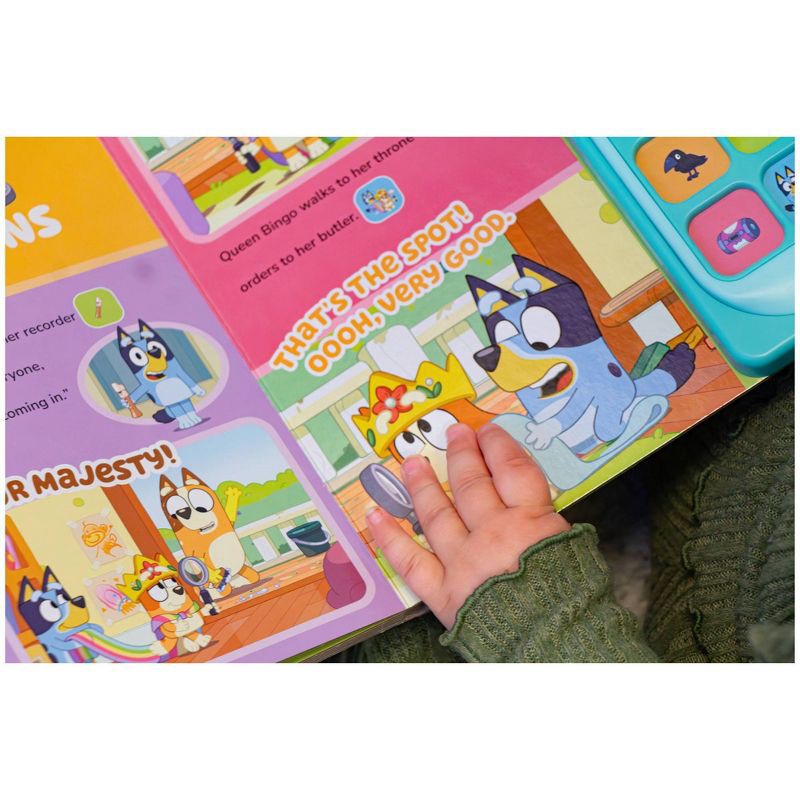 slide 9 of 9, Bluey: Let's Play Games! Sound Book - by Pi Kids (Board Book), 1 ct