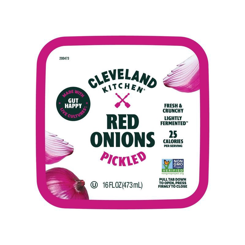 slide 3 of 5, Cleveland Kitchen Pickled Red Onions - 16 fl oz, 16 fl oz