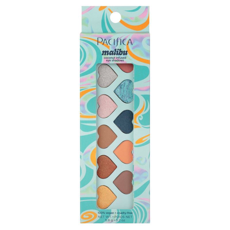 slide 1 of 9, Pacifica Malibu Eye Shadows Palette - 0.2oz, 0.2 oz
