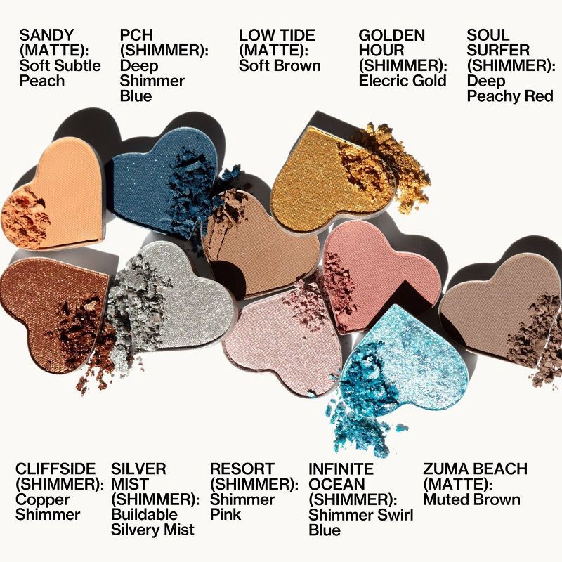 slide 4 of 9, Pacifica Malibu Eye Shadows Palette - 0.2oz, 0.2 oz