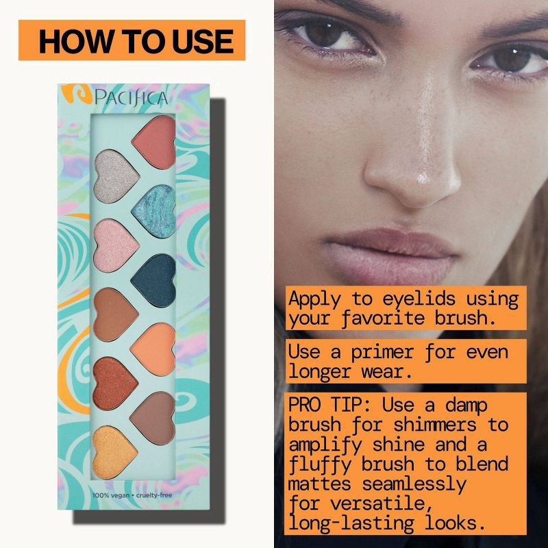 slide 5 of 9, Pacifica Malibu Eye Shadows Palette - 0.2oz, 0.2 oz