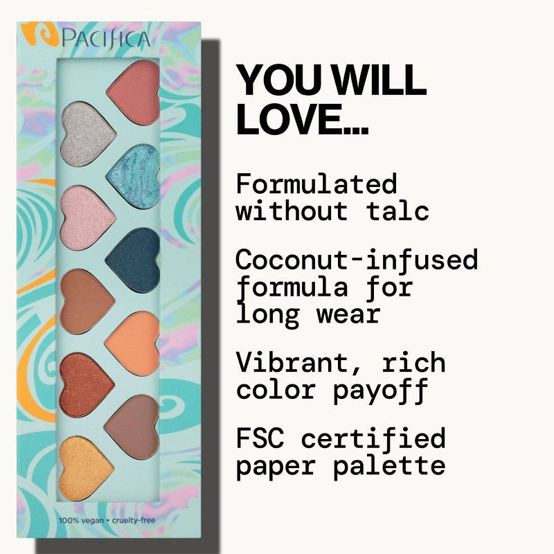 slide 6 of 9, Pacifica Malibu Eye Shadows Palette - 0.2oz, 0.2 oz