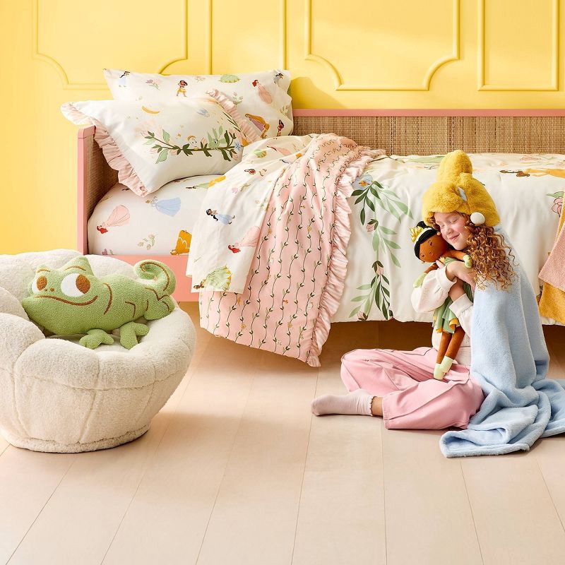 slide 2 of 4, Princess Rapunzel Sidekick Pascal Kids' Pillow Buddy - The Disney Collection by Pillowfort™, 1 ct