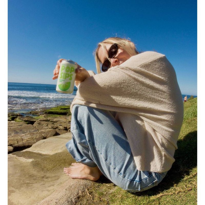 slide 3 of 3, Pop Sips Ginger Lime Hard Pop - 4pk/7.5 fl oz Cans, 4 ct; 7.5 fl oz