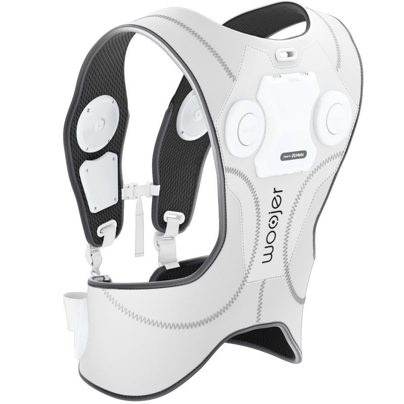 slide 3 of 10, Woojer Made for Meta High-Fidelity Haptic Vest 3: Gaming VR Sensor for PS5 & Xbox, 1 ct