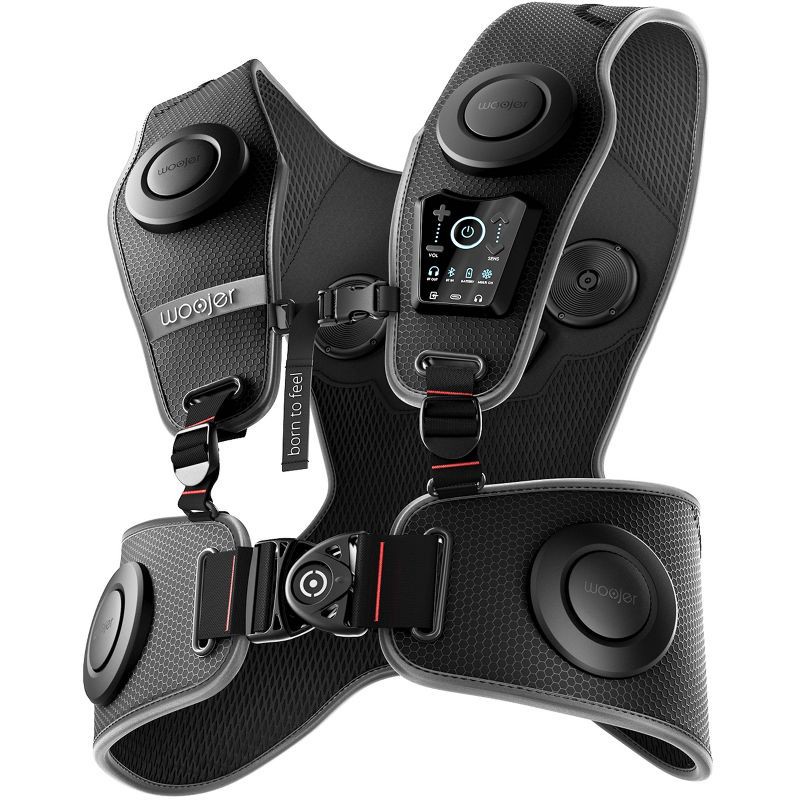slide 4 of 7, Woojer High-Fidelity Haptic Vest 3, 1 ct