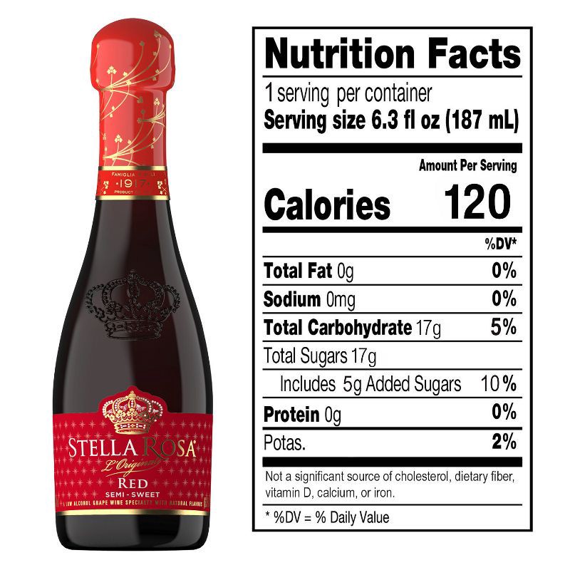 slide 2 of 8, Stella Rosa Stellabration Pairing Pack Gift Set - 5pk/187ml Bottles, 5 ct, 187 ml