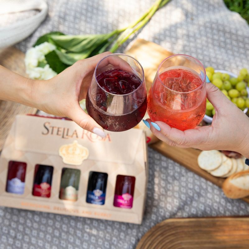 slide 6 of 8, Stella Rosa Stellabration Pairing Pack Gift Set - 5pk/187ml Bottles, 5 ct, 187 ml