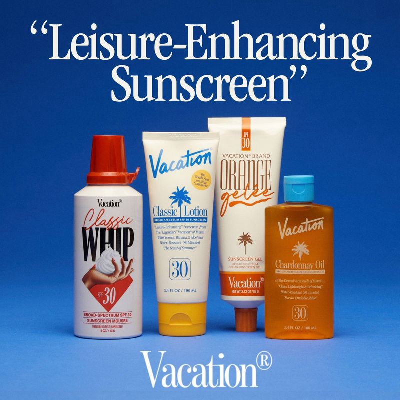 slide 8 of 8, Vacation Classic Whip Glow SPF 30 - 4 fl oz, 30 x 4 fl oz