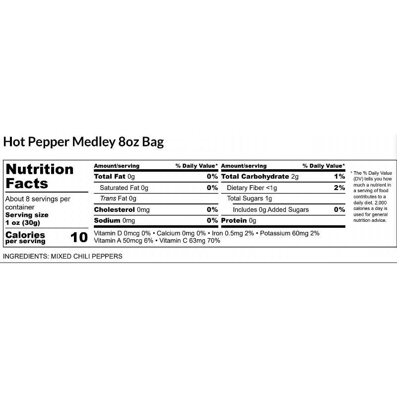 slide 3 of 3, Ark Foods Hot Pepper Medley - 8oz, 8 oz